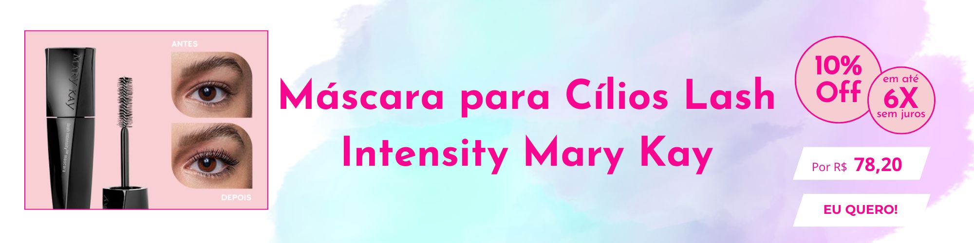 Máscara para Cílios Lash Intensity Mary Kay promoção